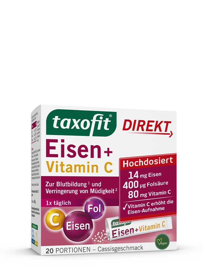 taxofit® Eisen + Vitamin C Direkt-Granulat