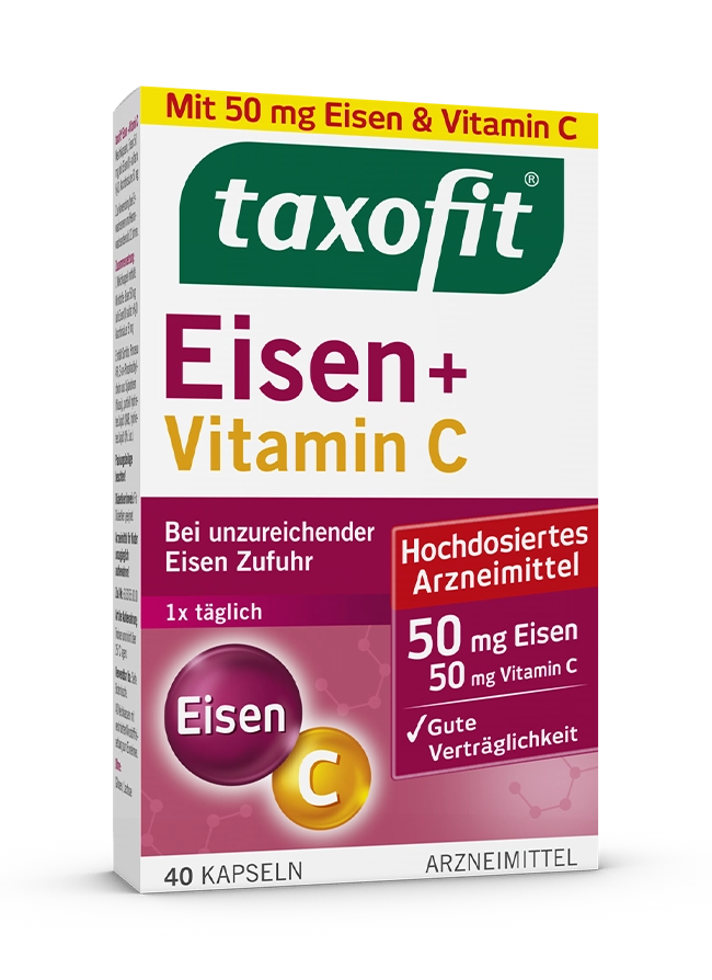 taxofit® Eisen + Vitamin C Kapseln