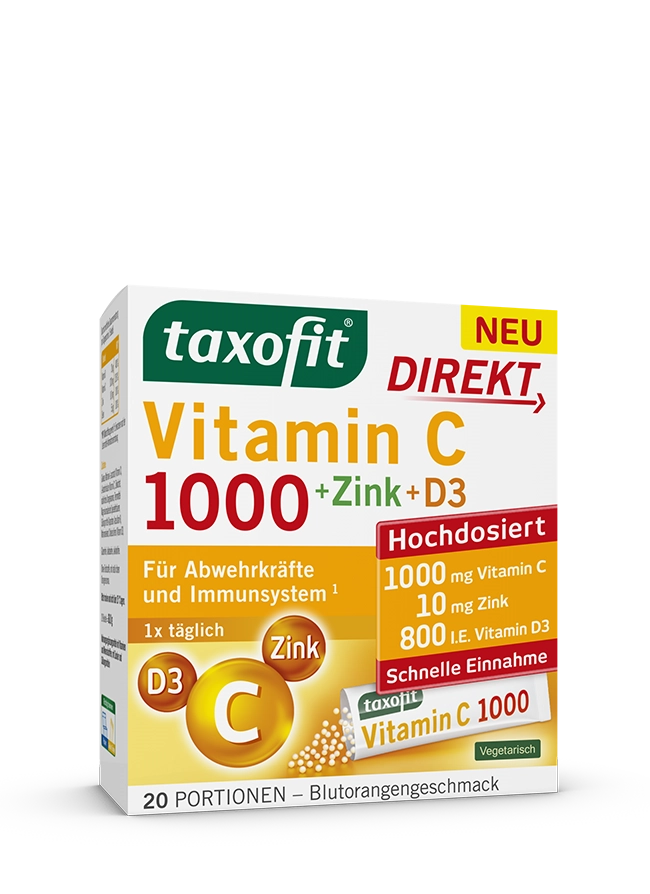 taxofit® Vitamin C 1000 + Zink + D3 DIREKT