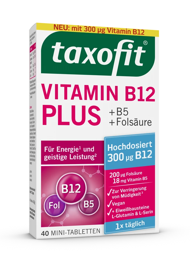 taxofit® Vitamin B12 Plus Mini-Tabletten