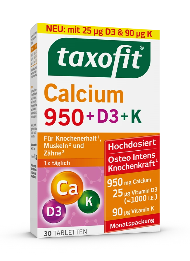 taxofit® Calcium 950 + D3 + K Tabletten